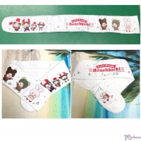 833978 Monchhichi 50th Anniversary 10 x 80cm Cool Scarf (for Adult) ~ NEW ~