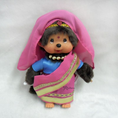 276030 Sekiguchi Monchhichi Plush 20cm MCC National Indian Girl