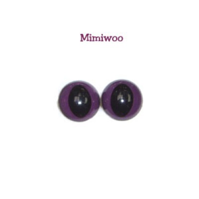 15mm Cat Eye 15mm Purple C15-18A