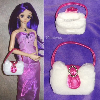 KSA001 KSA001 1/3 Bjd Doll Hand Bag - Snow Lady