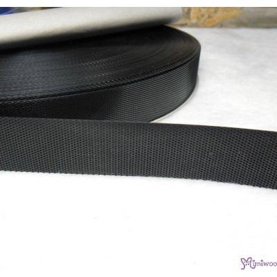 VEB-2 DIY Material Thin Velcro Tape Set 2cm x 50 meter BLACK