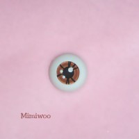 GTRL16-D01  Aminated Eye Ball 16mm-Brown