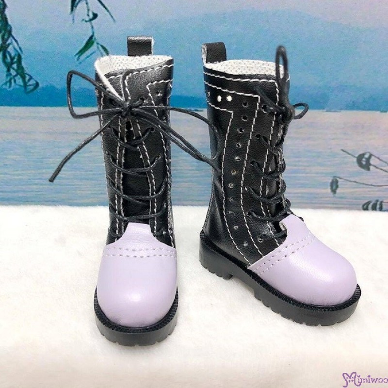 Ximitoy MSD Shoes Für BJD Puppen 1/3 Größe – Weiße Schnürschuhe / Stiefel Aus Polyurethan, Für Männliche & Weibliche Puppen