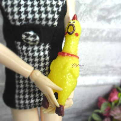 1/6 Bjd Doll Miniature Mini Shrilling Chicken TPS053B