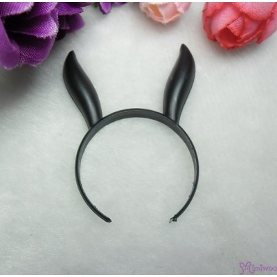 1/6 Bjd Doll Miniature Mini Bunny Ear Black TPS126BBLK
