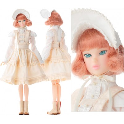 221370 Sekiguchi Classic Girly Style Momoko 27cm Girl Doll - White Picnic  
