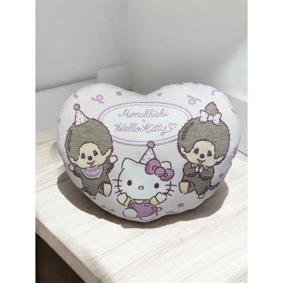 204-0675 Hello Kitty x Monchhichi Heart Cushion 45 x 30cm 204-0675 Hello Kitty x Monchhichi Heart Cushion 45 x 30cm