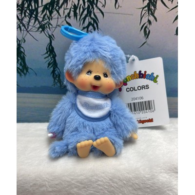 204106set Monchhichi SS Size Colors Mascot with Plastic Keychain (4pcs Set)