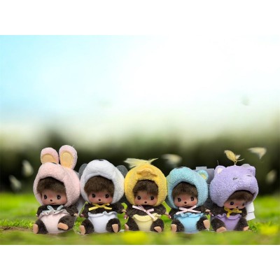 205806 Monchhichi Baby Bebichhichi SS Size Big Head Plush Animal Mascot - Rabbit 205806 Monchhichi Baby Bebichhichi SS Size Big Head Plush Animal Mascot - Rabbit