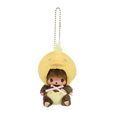 205813 Monchhichi Baby Bebichhichi SS Size Big Head Plush Animal Mascot - Chick 205813 Monchhichi Baby Bebichhichi SS Size Big Head Plush Animal Mascot - Chick