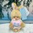 205936 Monchhichi Sweet Sugar Brown Plush Mascot Keychain Chimutan Bunny 205936 Monchhichi Sweet Sugar Brown Plush Mascot Keychain Chimutan Bunny