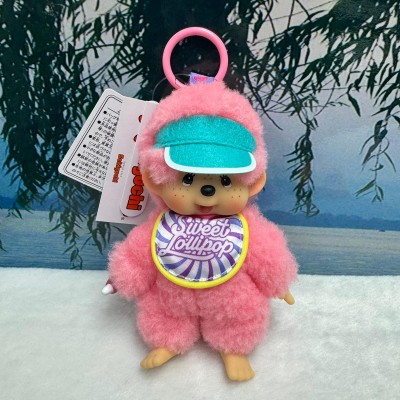 227020 Sweet Lollipop Monchhichi SS Size Keychain Mascot Pink 227020 Sweet Lollipop Monchhichi SS Size Keychain Mascot Pink