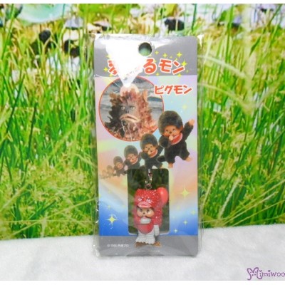 233620 Monchhichi 3cm Mini Plastic Mascot Phone Strap Ultraman Monster  