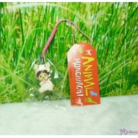 Monchhichi 3cm Mini Mascot Animal Phone Strap Pig 237180