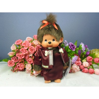 238160 Taiwan Limited Monchhichi S Size Chinese Dress Girl 春水堂 ~ RARE 