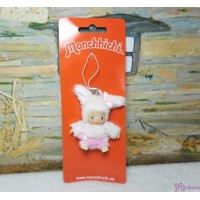 23835 Monchhichi Baby Bebichhichi Friend Plush Mascot Phone Strap - Bunny ~ 