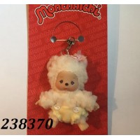 Monchhichi Baby Bebichhichi Friend Plush Mascot Phone Strap - Sheep 23837