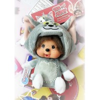 243051 TOM & JERRY x Monchhichi SS Size Tom Mascot Keychain Cat ~ 