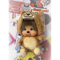 243068 TOM & JERRY x Monchhichi SS Size Jerry Mascot Keychain Mouse  