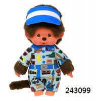 243099 Monchhichi S Size Printed All-in-one Boy '80s Design ~ PRE-ORDER July ~~