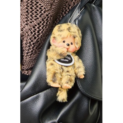 244485 Monchhichi SS Size Colors Keychain Mascot - Leopard ~ PRE-ORDER ~