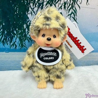 244485 Monchhichi SS Size Colors Keychain Mascot - Leopard 244485 Monchhichi SS Size Colors Keychain Mascot - Leopard