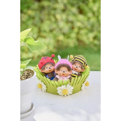246014 Monchhichi Butterfly 11cm SS Size Keychain Mascot ~ NEW 