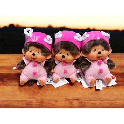 246014 Monchhichi Butterfly 11cm SS Size Keychain Mascot ~ NEW 