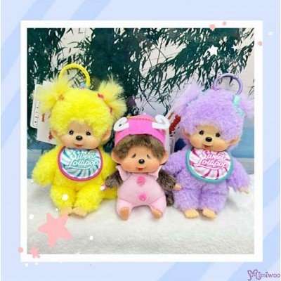 246014 Monchhichi Butterfly 11cm SS Size Keychain Mascot ~ NEW 