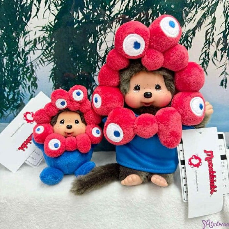 256022 Osaka EXPO 2025 x Monchhichi 11cm Plush Keychain