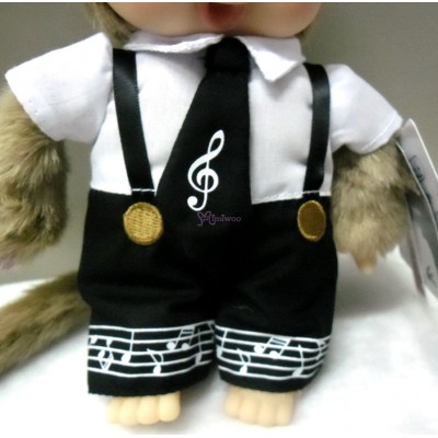 258376+258383 Monchhichi S Size Music Note Costume Boy & Girl 