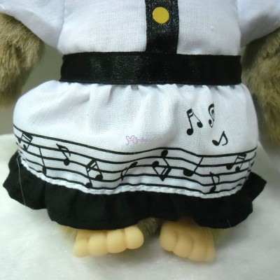 258376+258383 Monchhichi S Size Music Note Costume Boy & Girl 