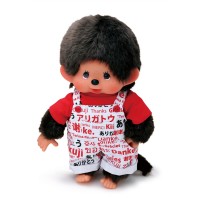 261086  Monchhichi 2020 Tokyo Olympic M Size 26cm Thank You Overall Boy ~ LAST ONE ~