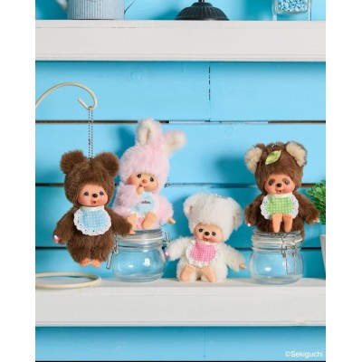 263073 Monchhichi Friend Mascot 14cm Keychain - Sheep -