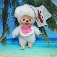 263073 Monchhichi Friend Mascot 14cm Keychain - Sheep -