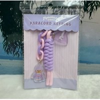 290529 Monchhichi 10cm Paracord Keychain Purple