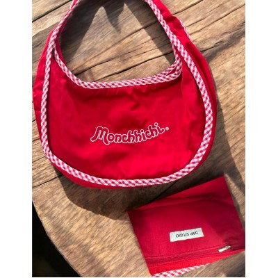 36866  Monchhichi Bib Shape Hand Bag RED 
