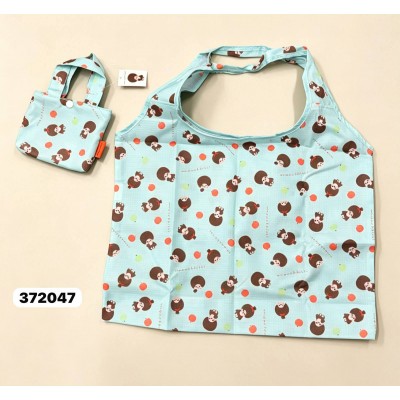 372047 Monchhichi 42.5 x 34cm Eco Bag Green 372047 Monchhichi 42.5 x 34cm Eco Bag Green