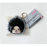 583164 Monchhichi 7cm Embroidery Head Mascot Keychain - Black