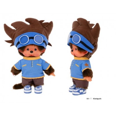 646159 Monchhichi x Digimon S Size Plush - Taichi ~ RARE