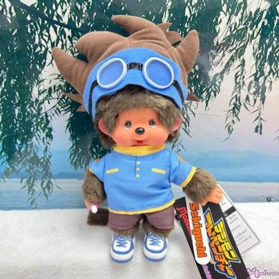 646159 Monchhichi x Digimon S Size Plush - Taichi ~ RARE