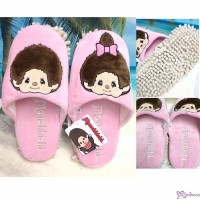 678-0187 Monchhichi Monmate 25cm Home Slippers Cleaning Plush Base PINK