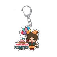 737924 Monchhichi Circus Plastic Keychain Mascot - Clown ~ PRE-ORDER ~ 