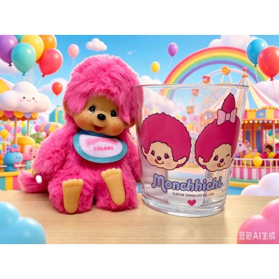 739415 Color Monchhichi Methacrylic Resin 280ml Cup - Cherry