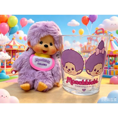 739422 Color Monchhichi Methacrylic Resin 280ml Cup - Purple