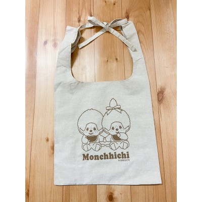 743284 Graffiti Monchhichi 33 x 33cm Marche Tote Eco Bag - Beige