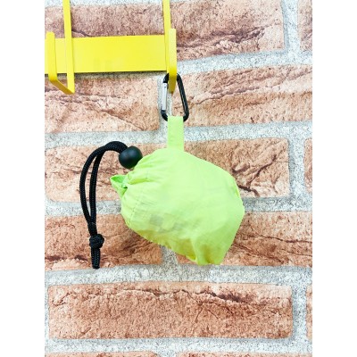 745769 Burger Monchhichi 58 x 40cm Eco Bag GREEN (Can be Folded) ~ NEW ~