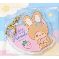 748722 Sugar Sweet Monchhichi 8cm Plastic Keychain Mascot - Chimutan