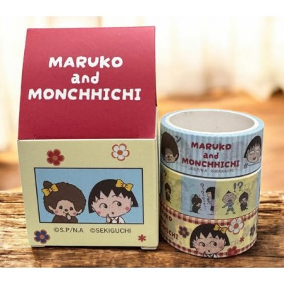 748951 Maruki x Monchhichi Masking Tape (3pcs Set)