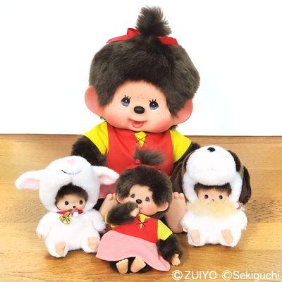 753673 The Little Vagrant Lady x Monchhichi 50th Anniversary L Size Heidi - Japan Limited
